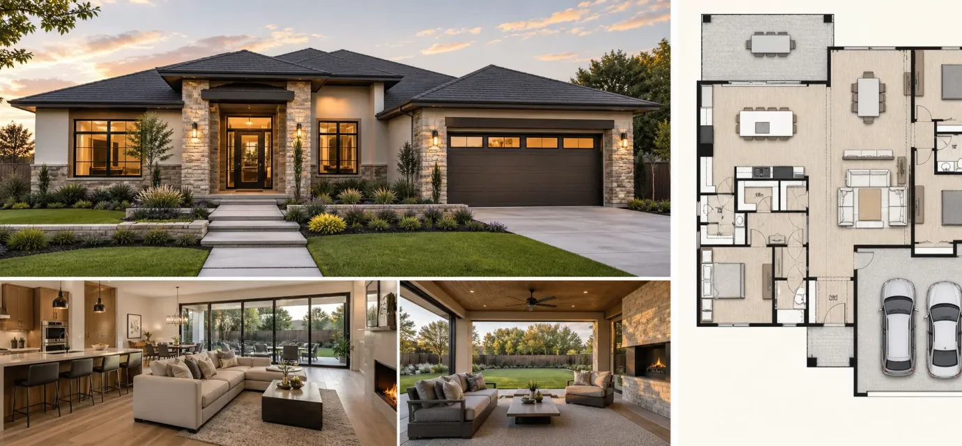 Single Story House Plans