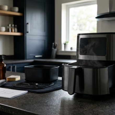 air fryer smells like plastic