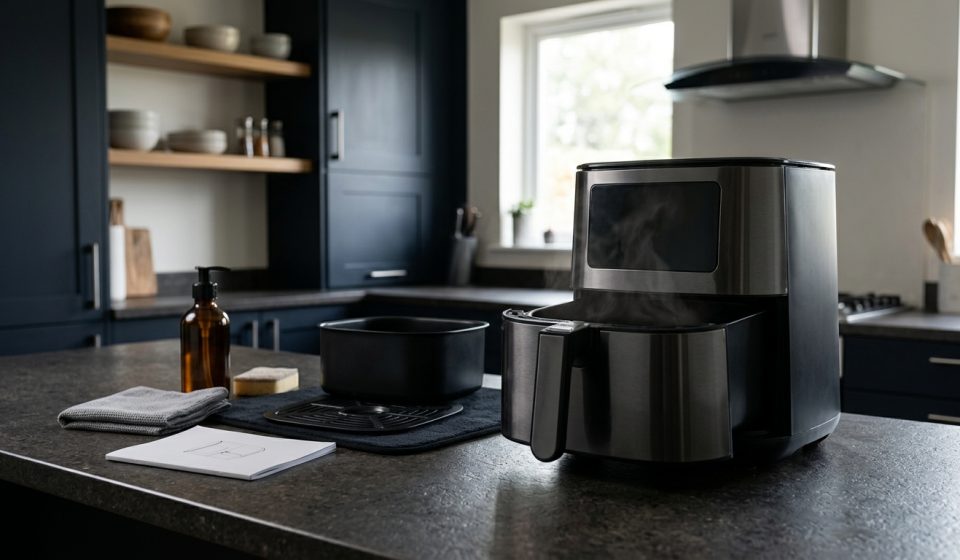 air fryer smells like plastic