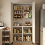 organize a small kitchen without a pantry