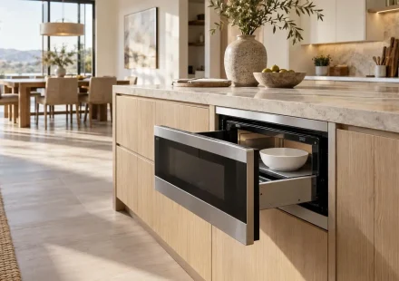 Microwave drawer