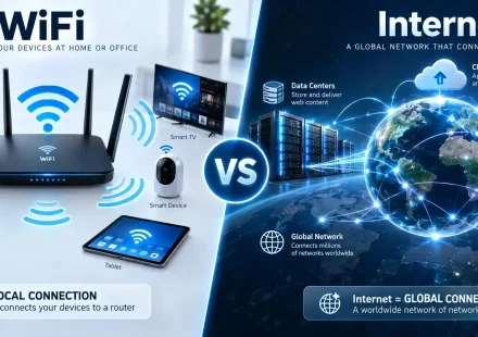 WiFi vs Internet
