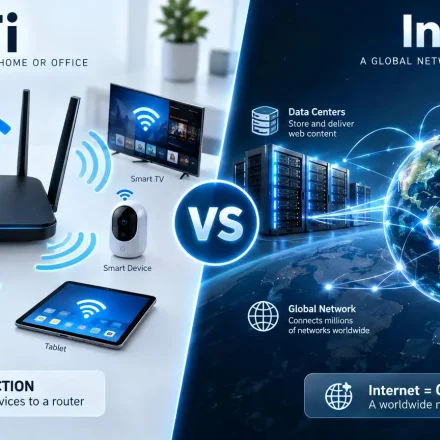 WiFi vs Internet